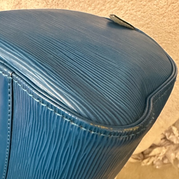 Louis Vuitton Speedy 25 Bag Handbag Epi Toledo Blue - Picture 9 of 15